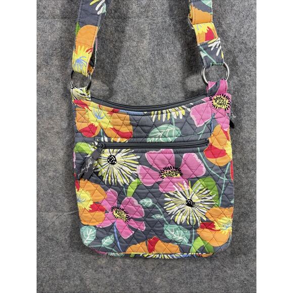 Vera Bradley Jazzy Blooms Crossbody Purse Floral - Picture 4 of 9